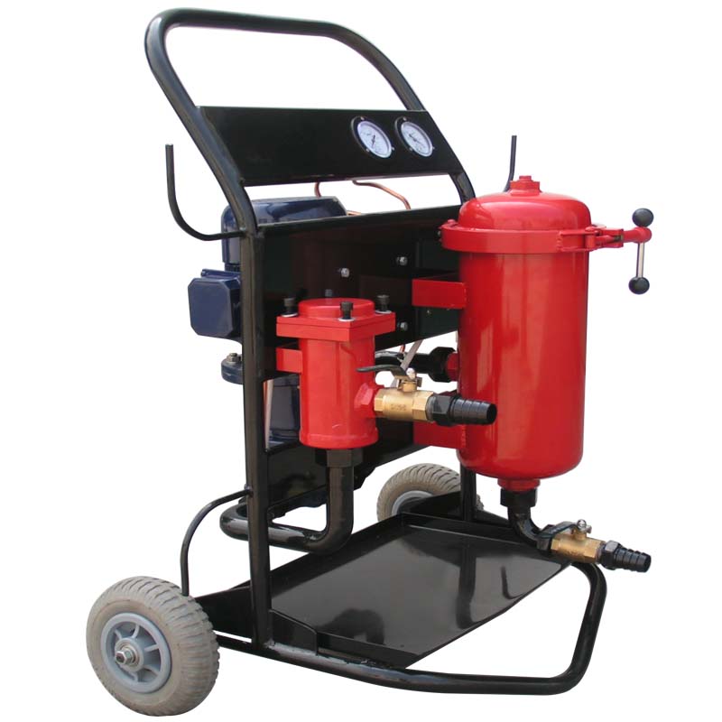 Low Energy Consumption Movable Oil Filter Cart with Ajustable Motor