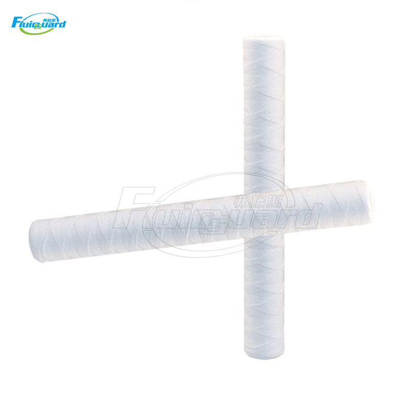  String Wound Cartridge Filter Manufacturers For Well Water Filter Replacement Cartridges 