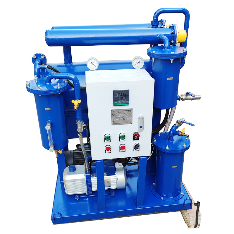 High efficiency 100 lpm vacuum dehydration oil purifier machine used for insulating oil dehydration
