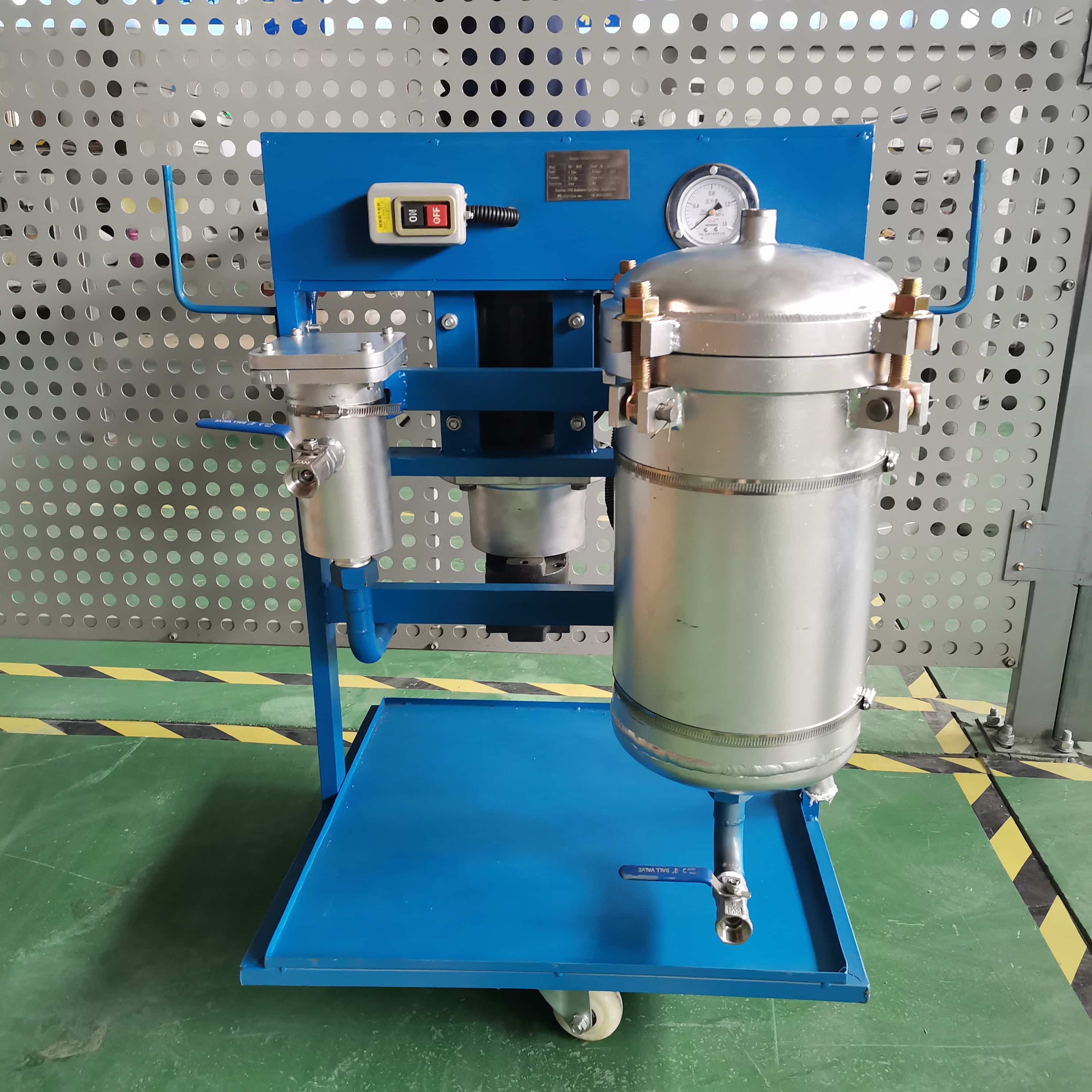 Mini Oil Filter Machine For Hydraulic Oil Filter Fineness 3 Micron With Best  Price