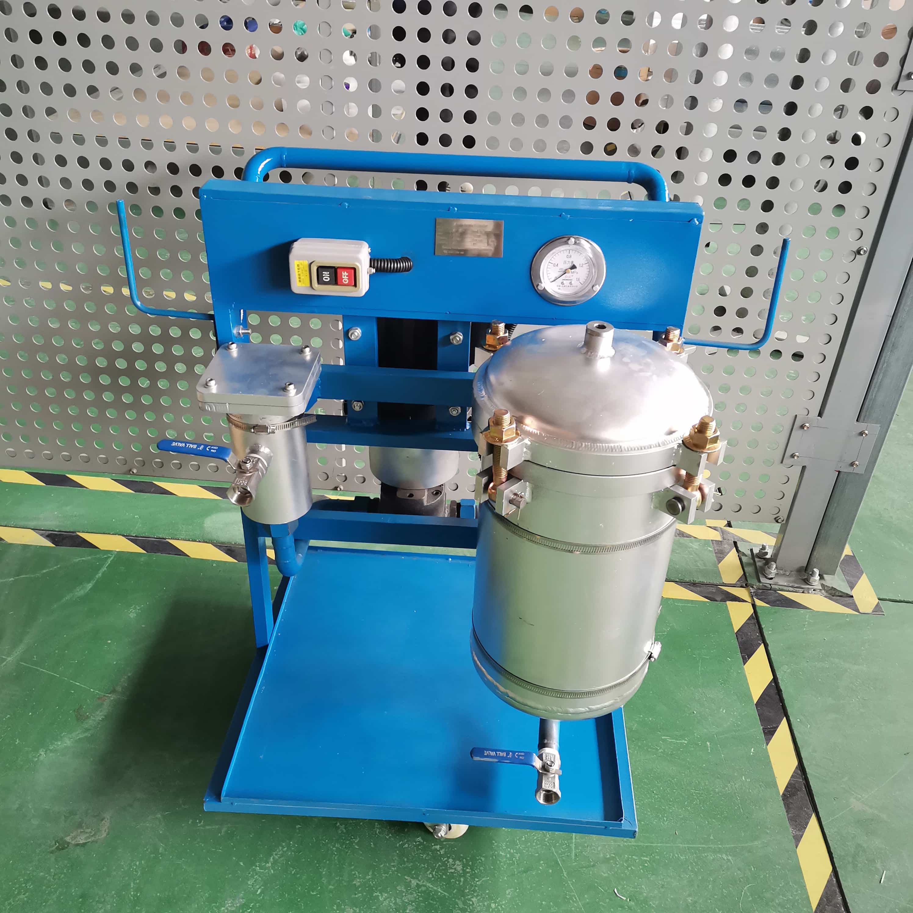 150 L/Min Hydraulic Oil Filter Cart For Lubricant Oil Cleaning Machine