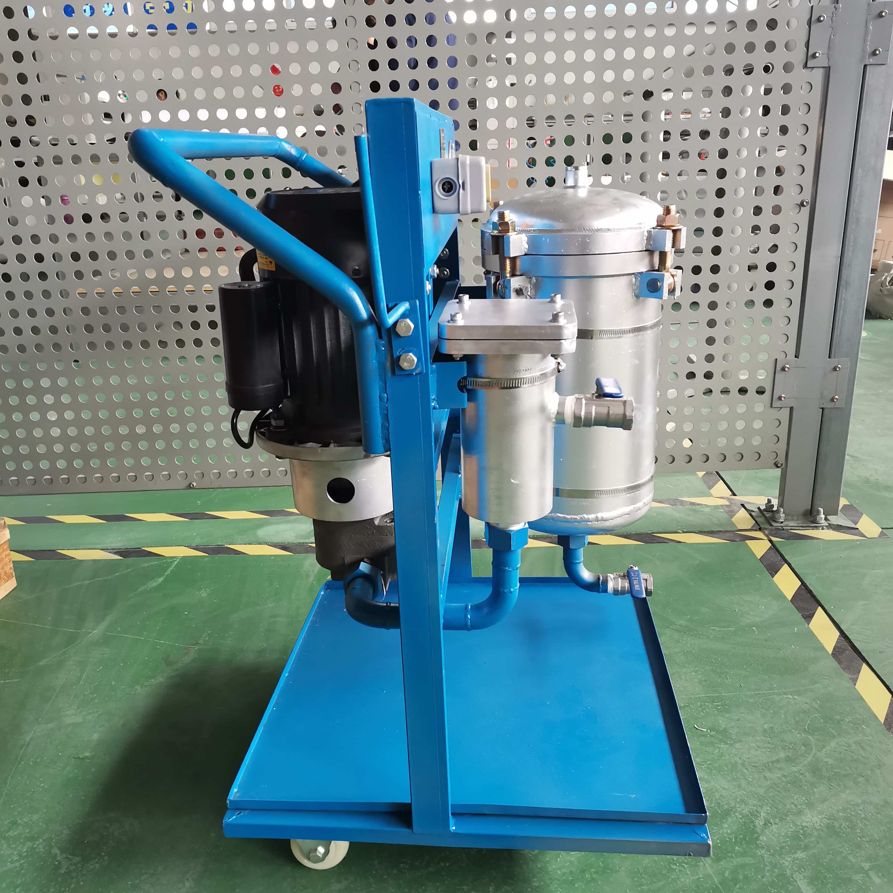 Filter Fineness 5 Micron Mobile Hydraulic Oil Filtration Unit For Cleaning Hydraulic Oil 