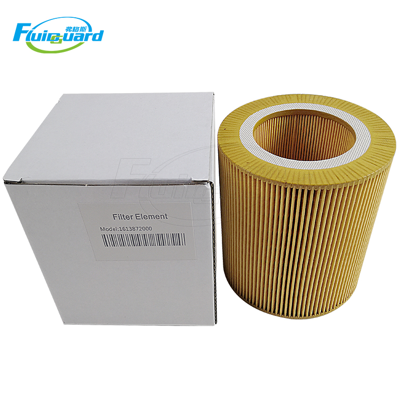 Replacement air filter cartridge 1613872000 for Atlas GA11 GA15 GA18/22/30 compressor