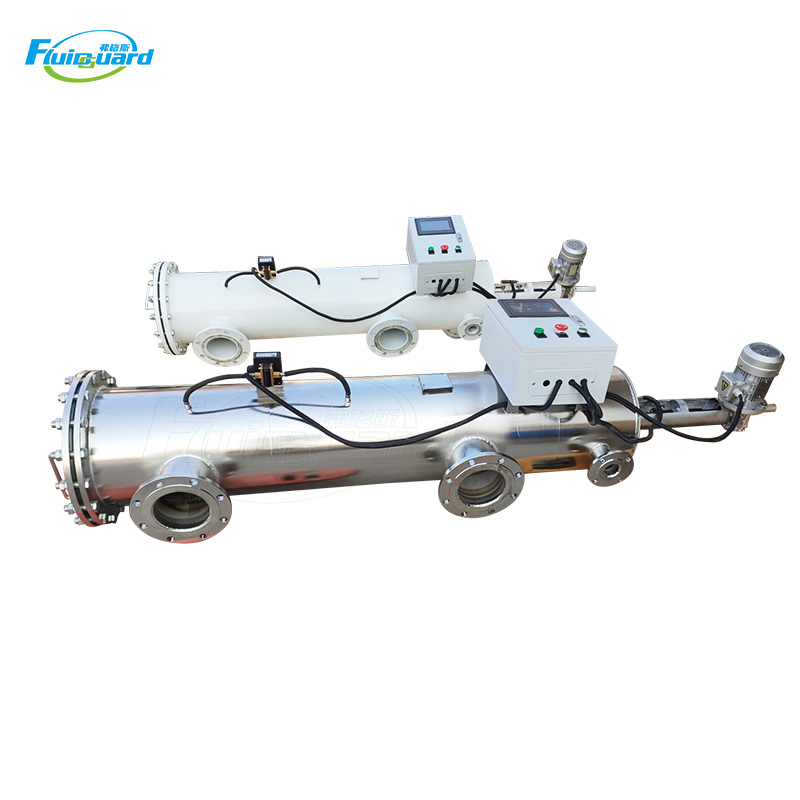 Longer Life Horizontal Self Cleaning Screen Filter For Power Plant Water Treatment