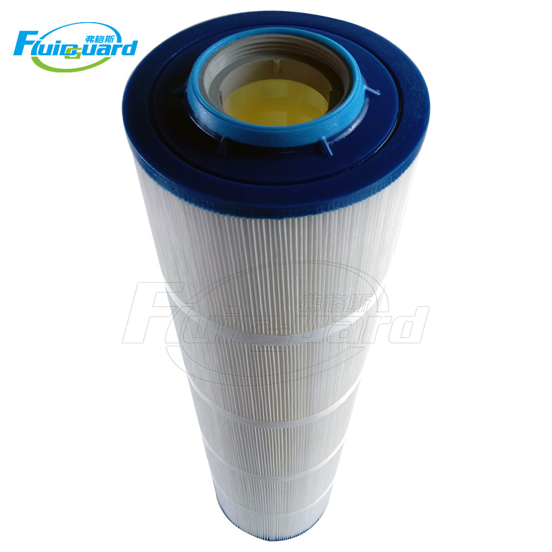 Pleated polyester 5-10micron sediment filter cartridge HC-40-5 for Harmsco