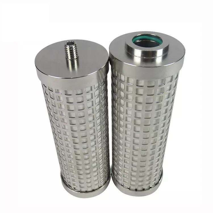 Coalescing Natural gas filter with stainless steel outer tube