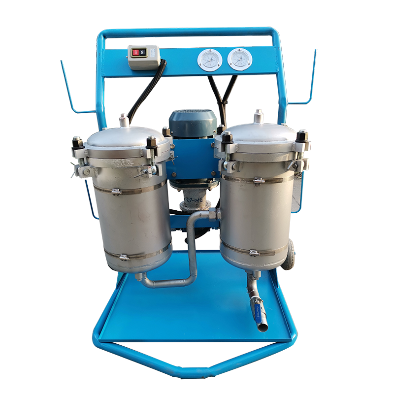High Quality Double Housing Movable Oil purifier Cart