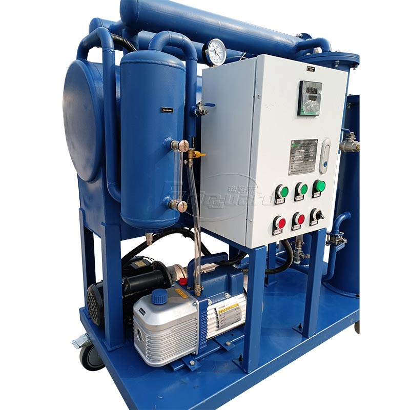 Good Quality De-color Vacuum Oil Purifier for Hydraulic Oil Transformer Oil