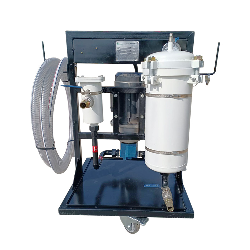 Small Compact Oil Filter Trolley for Hydraulic Oil Refrigerator Oil
