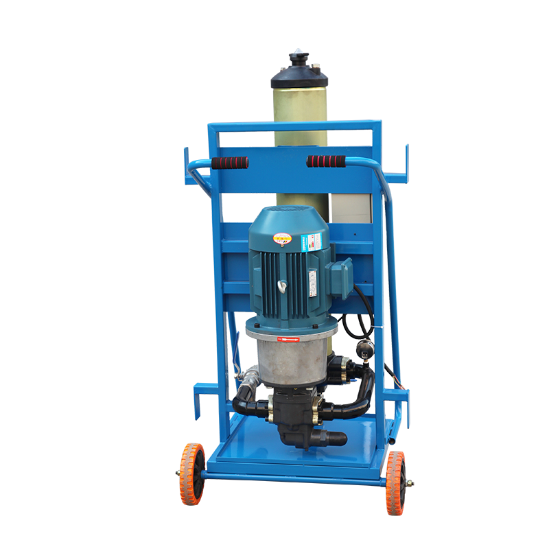 Easy to Move Compact Oil Filter Cart for Removal impurities from Oil