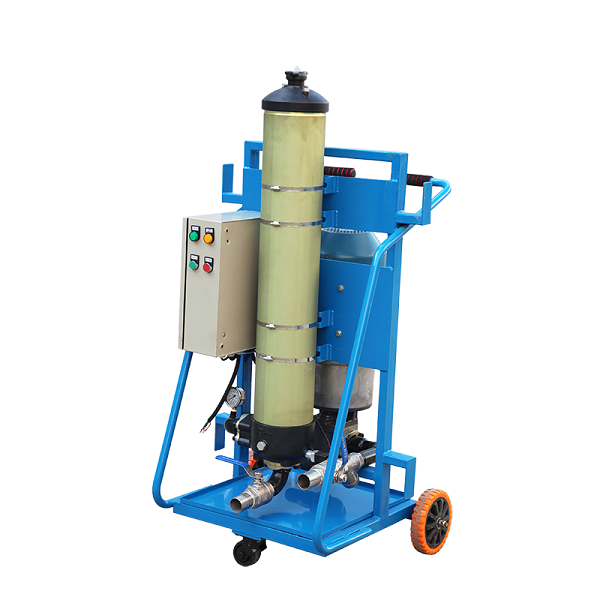 Movable Oil Filter Trolley with Pump for Hydraulic Oil Filtration Impurities Removal