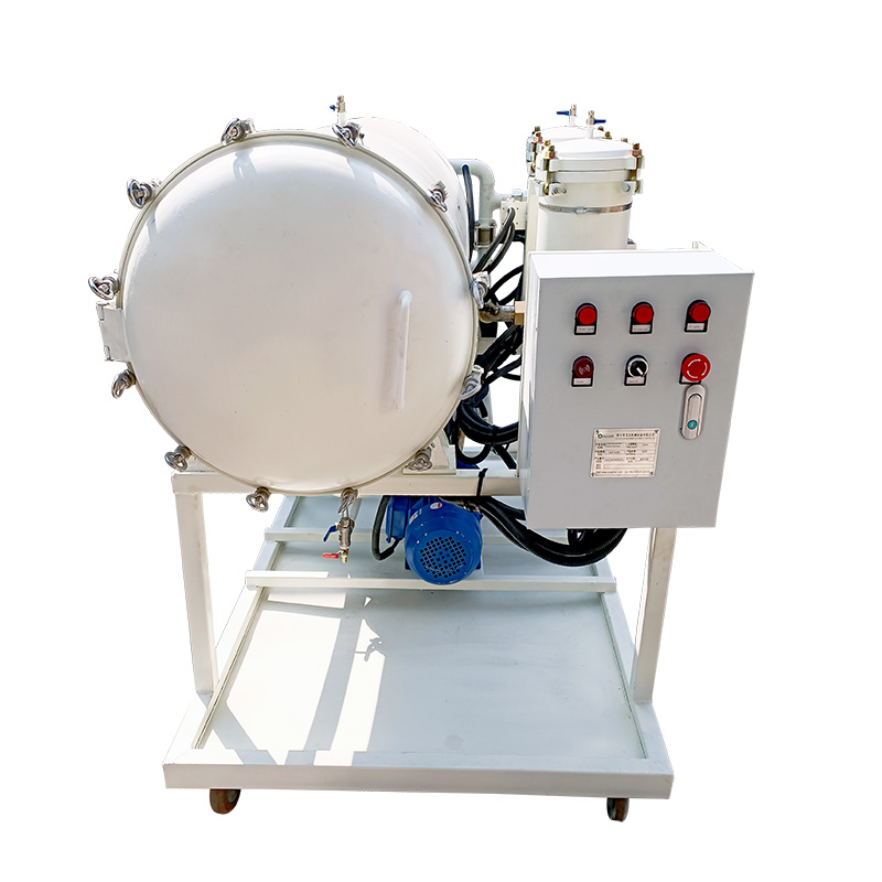 Coalescing Filtration Unit for Absorbing and Separting Water from Oil