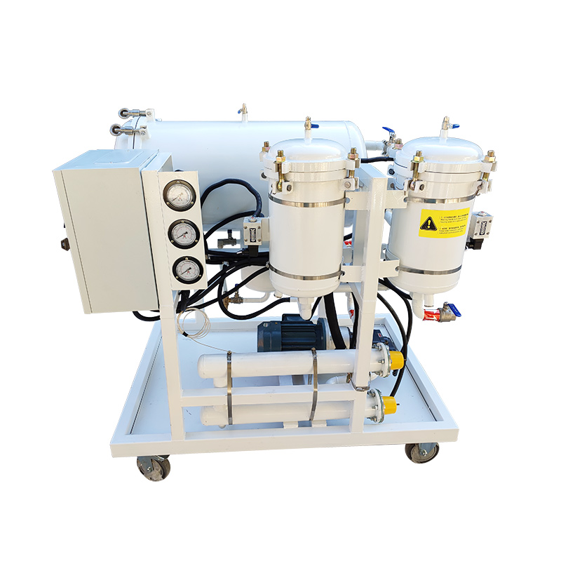 5 Stage Coalescing Oil Purifier with Coalescing Tank to Absorb and Separate Water from Oil