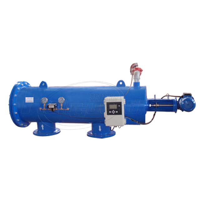 Horizontal Self cleaning filter with suction nozzle for Cleaning 