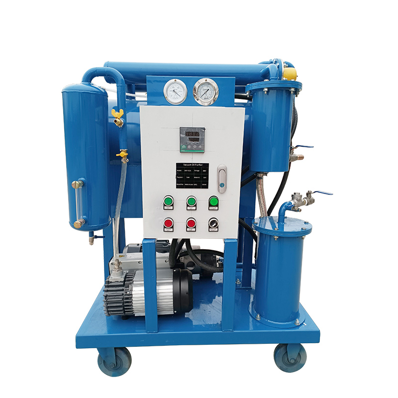 Vacuum Oil Purifier Removal Water / Gas from Oil 