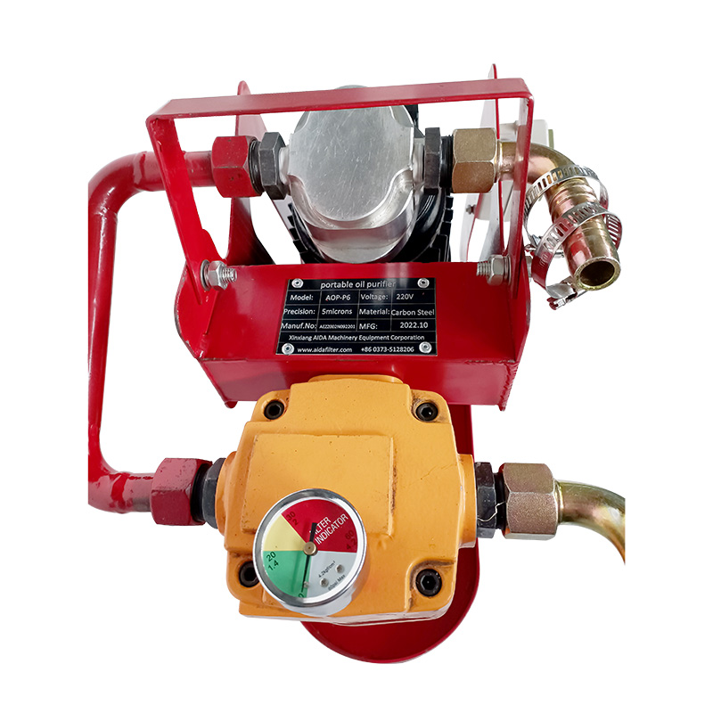 Small 6 Liters 10 Liters 16 Liters Handhold Oil Purifier for Filtering Hydraulic Oil