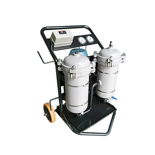 3000L/H Oil Purifier Filter Machine Movable Lubricating Oil Solid Particle Removal