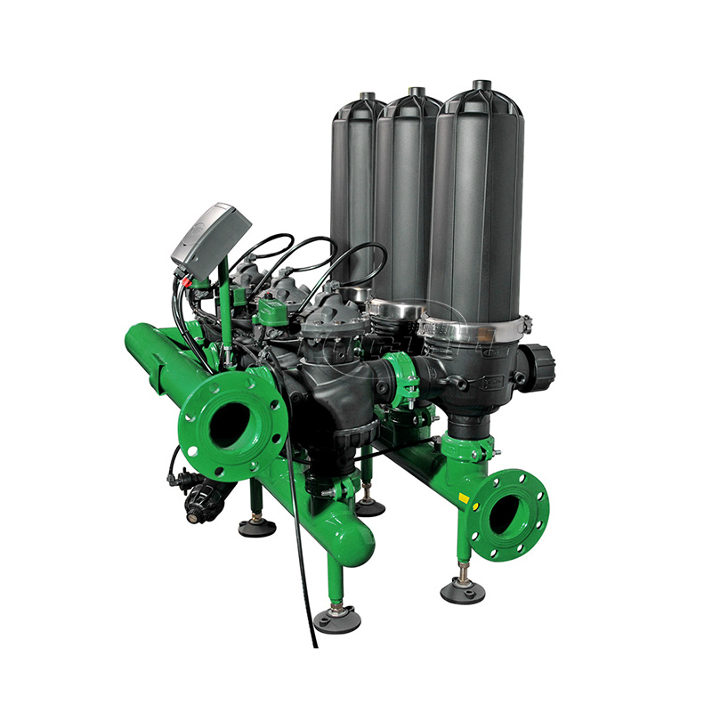 Remote Control Features Farm Irrigation Water Filter System Fully Automatic Disc Filter