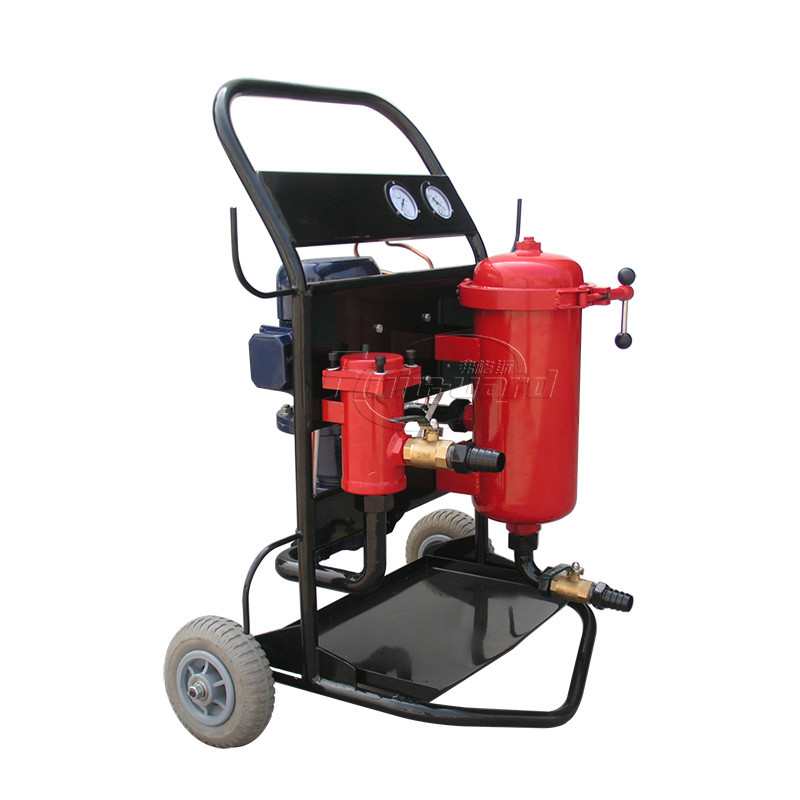 High Solid Content Oil Purifier Hydraulic Filtration Cart