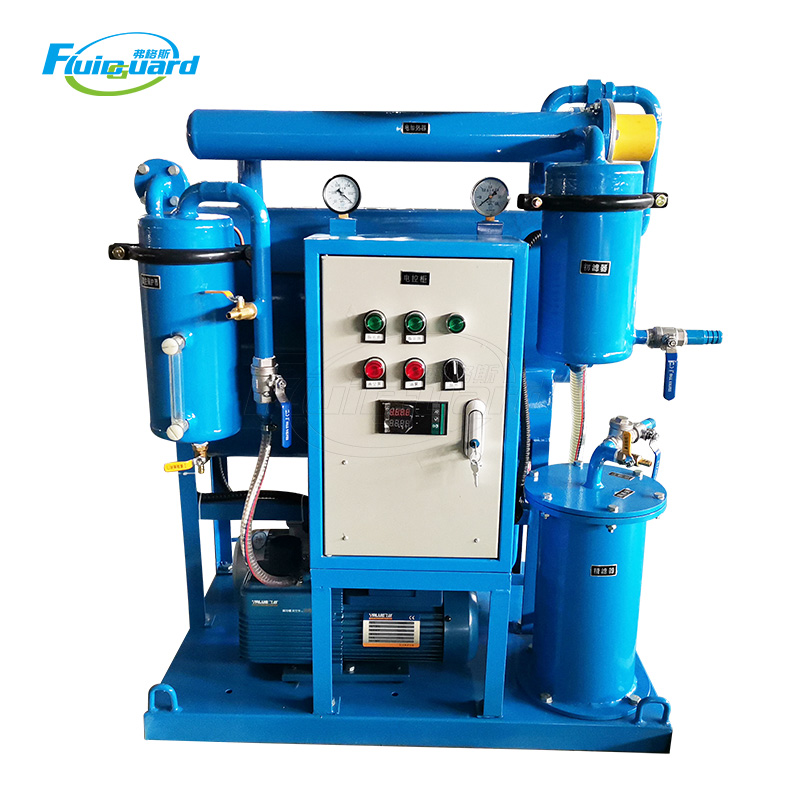 Vacuum Oil Dehydration Heavy Fuel Oil Purifier Machine 