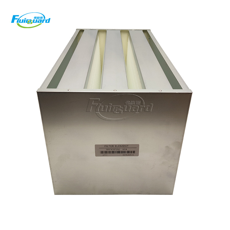 Factory Supply Box Type Hepa Filter 305*610*292mm 3VH14 Galvanization Frame