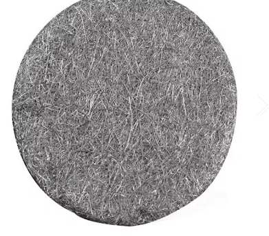 Round Porous Sintered Titanium Fiber Felt Platinum-Coated Titanium Felt For PEM Water Electrolysis