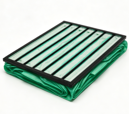 8 Pocket Frame Medium Efficiency Bag Filter