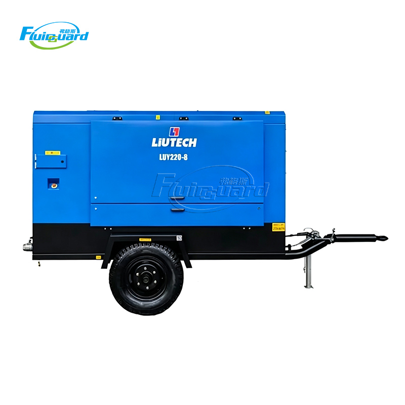  Diesel Driven Mobile Screw Air Compressor LUY220-8 for Drilling