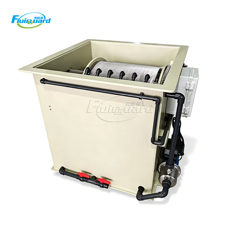 Factory Supply Box-Type Microfilter for Aquaculture and Fishery Application