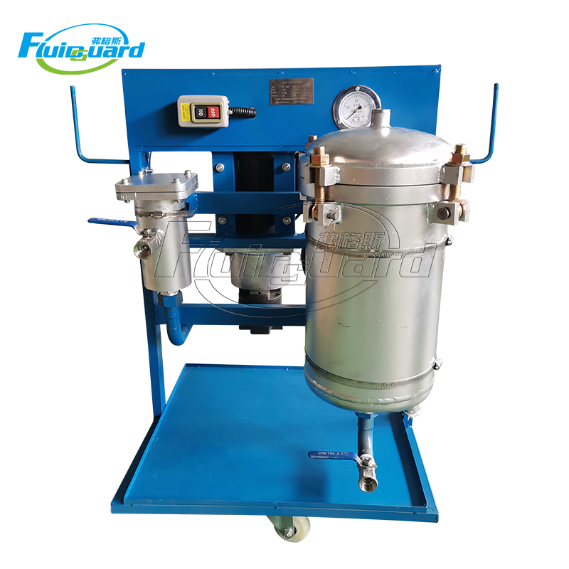 Hydraulic Oil Pump with Oil Pipe and pressure gauge for Removing Solid Impurities