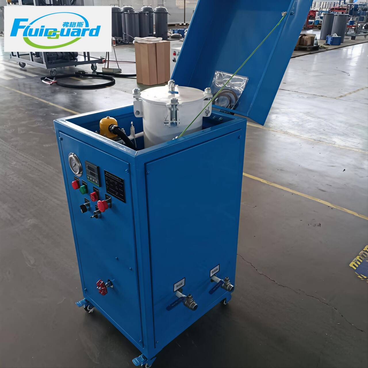 High Efficiency Hydraulic Oil Decolorization Oil Filter Machine  2L/Min
