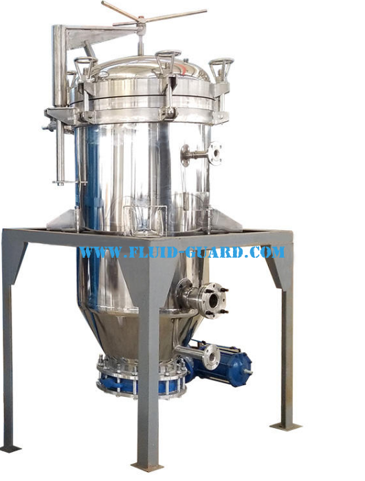 Vertical Pressure Bleaching Earth Slag Removal Cooking Oil Leaf Filter Equipment