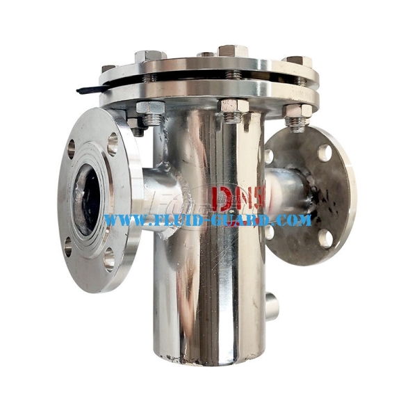 New SS304 SS316L Stainless Steel Manual Basket Type Strainer Filter 