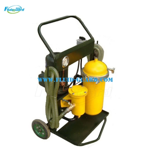 Portable Oil Filtrate Machine for Hydraulic Oil Lubricant Oil Filter Cart 