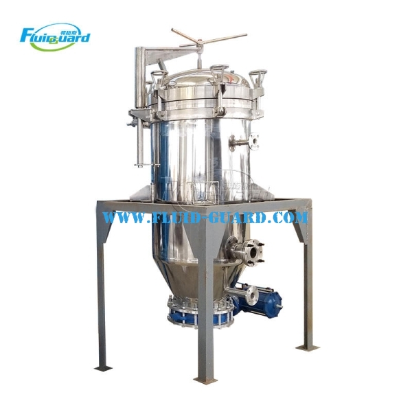 New High Precision Coconut Oil Filtration Niagara Vertical Pressure Leaf Filter for Palm Oil Industrial